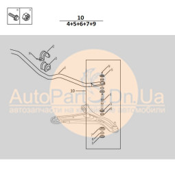 Элемент зеркала заднего вида правый BYD F3 F3-8202220-GEELY-101400167051-1