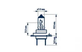 ЛАМПА ГАЛОГЕННАЯ H7 12V 55W PX26D RANGE POWER 50-NARVA-483393000-2