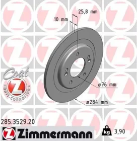 Тормозной диск-ZIMMERMANN-285352920-1