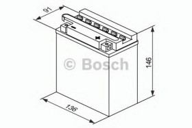 0 092 M4F 280 BOSCH Стартерная аккумуляторная батарея, Стартерная аккумуляторная батарея