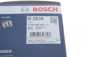 Паливний фільтр-BOSCH-F026402836-3