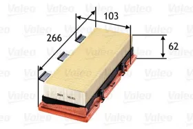 Фільтр повітряний-VALEO-585053-3