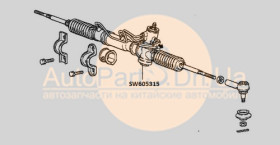 Рейка рулевая ГУР Soueast Lioncel, Mitsubishi Lancer SW605315-SOUEAST-SW605315-1