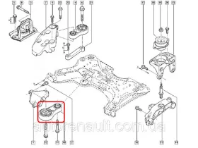 Подушка ДВС (8200725253) Renault-RENAULT-8200725253