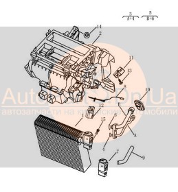 Актуатор заслонки отопителя Geely EC7, EC7-RV, GC7 1067002249-GEELY-1067002249-1