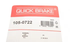 SPRYNY SZCZK HAMULCOWYCH /QB0722-QUICK BRAKE-1050722-2