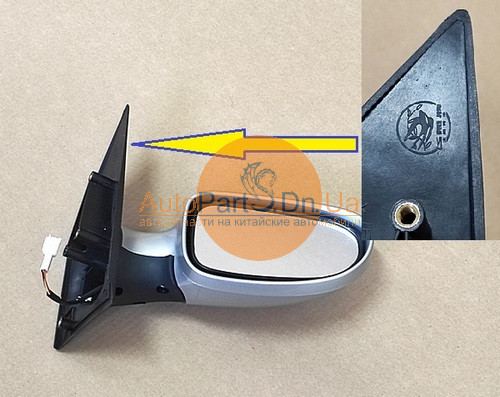 Зеркало заднего вида правое-YANPAI-84701C0101