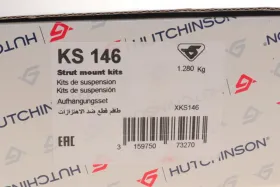 Опора амортизатора переднего правая Nissan Note (06-) (KS146) Hutchinson-HUTCHINSON-KS146-4