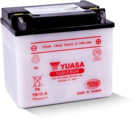 Батарея аккумуляторная Yuasa 12В 8Ач 90A(EN) R+-YUASA-YB7CA