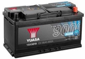 Батарея аккумуляторная Yuasa 12В 95Ач 850A(EN) R+-YUASA-YBX9019