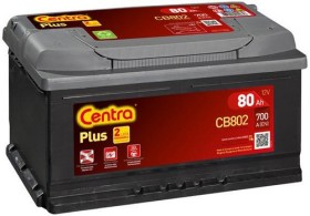 Батарея аккумуляторная Centra Plus 12В 80Ач 700A(EN) R+-CENTRA-CB802