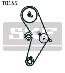 Комплект ременя ГРМ-SKF-VKMA02204-6