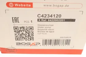 Помпа води MB Sprinter 318CDI OM642 06--BOGAP-C4234120-6