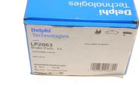 Комплект тормозных колодок, дисковый тормоз-DELPHI-LP2063-2