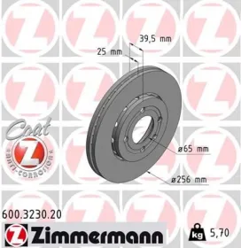 Тормозной диск-ZIMMERMANN-600323020-4