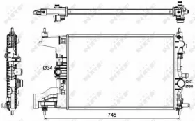 Радиатор, охлаждение двигателя-NRF-53148-1