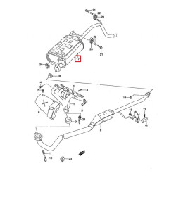 Глушитель Changhe Ideal-2 14300-C0610-CHANGHE-14300C0610-1
