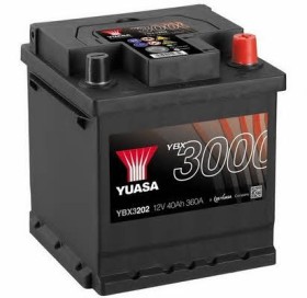 Батарея аккумуляторная Yuasa YBX3000 SMF 12В 40Ач 360A(EN) R+-YUASA-YBX3202