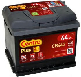 Батарея аккумуляторная Centra Plus 12В 44Ач 420A(EN) R+-CENTRA-CB442