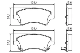 Гальмівні колодки дискові-BOSCH-0986424735-12