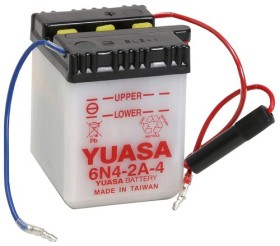 Батарея аккумуляторная Yuasa 6В 4Ач 35A(EN) L+-YUASA-6N42A4