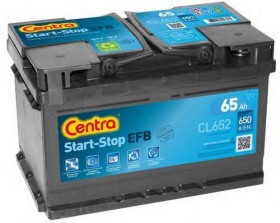 Батарея аккумуляторная Centra Start-Stop EFB 12В 65Ач 650A(EN) R+-CENTRA-CL652