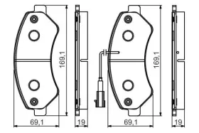 Гальмівні колодки дискові-BOSCH-0986495095-1