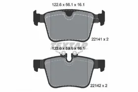 Гальмiвнi колодки, к-кт.-TEXTAR-2214101-1