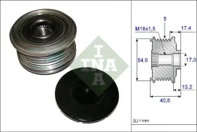 Механизм свободного хода генератора-INA-535010910-4