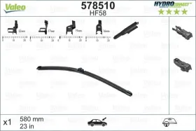 Щітка склоочисника HYDROCONNECT HF58-VALEO-578510-5