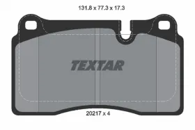 Комплект тормозных колодок, дисковый тормоз-TEXTAR-2021701-1