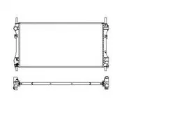 Радиатор, охлаждение двигателя-NRF-509697-6