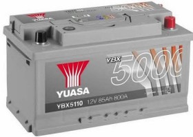 Батарея аккумуляторная Yuasa YBX5000 Silver High Performance SMF 12В 85Ач 800A(EN) R+-YUASA-YBX5110-1