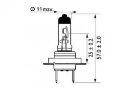 Лампа накаливания, фара дальнего света, Лампа накаливания, основная фара, Лампа накаливания, противотуманная фара, Лампа накаливания, Лампа накаливания, ос-PHILIPS-12972VPB1-3