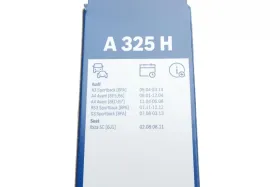 Щітка склоочисника задня 325 мм. [A 325 H]-BOSCH-3397016117-1