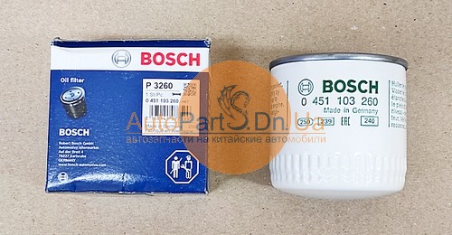 Фільтр масляний Bosch 0 451 103 260-BOSCH-0451103260