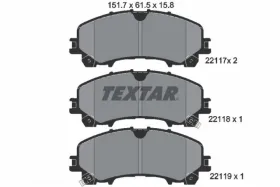 Комплект тормозных колодок-TEXTAR-2211701-4