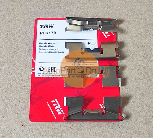 Комплектуючі, колодки дискового гальма TRW PFK179-TRW-PFK179