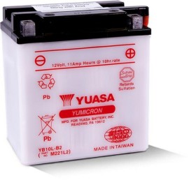 Батарея аккумуляторная Yuasa 12В 11Ач 130A(EN) R+-YUASA-YB10LB2