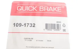 Р/к дискових гальм. колодок-QUICK BRAKE-1091732-2