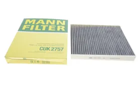 Фильтр, воздух во внутренном пространстве-MANN-FILTER-CUK2757-3