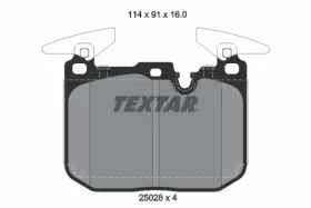 Комплект гальмівних колодок-TEXTAR-2502807-4