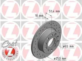 Тормозной диск-ZIMMERMANN-600323452-4