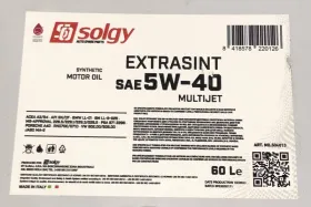 Олива моторна EXTRASINT SAE 5W-40 MULTIJET (60 L)-SOLGY-504013