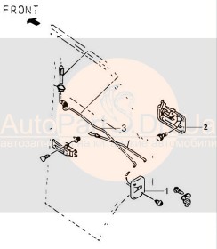 Ручка наружная задней левой двери Landwind X6-LANDWIND (JMC)-6205120DF-1