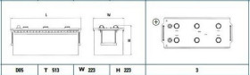 EG1803 EXIDE Стартерная аккумуляторная батарея, Стартерная аккумуляторная батарея