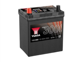 YBX3055 YUASA Батарея аккумуляторная Yuasa YBX3000 SMF 12В 36Ач 330A(EN) L+