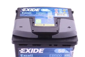 АКБ 6СТ-50 R+ (пт450) (необслуж) EXCELL Exide-EXIDE-EB500-3