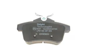 Комплект тормозных колодок, дисковый тормоз-DELPHI-LP2180-4