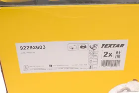 TARCZA HAMULCOWA TYL-TEXTAR-92292603-1